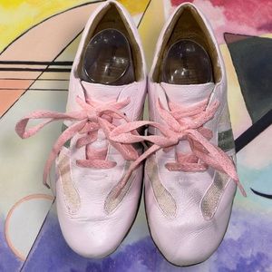 Naturalizer Shoes Women’s Size 12W Faina Walking Sneaker Lace Up Pink Leather